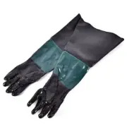 24" Labour Protection Gloves For Sand Blasting Cabinet Sandblaster UK!
