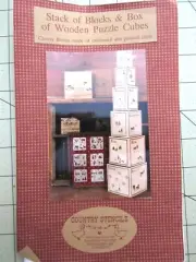 Country Stencils "Stack of Boxes & Wooden Puzzle Cube" Tole Painting Pattern
