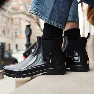 Hunter 雀兒喜精緻修身光澤雨靴 女 Refined Slim Fit Chelsea Boots