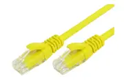 Network Cable Wire Cat6 Patch Cable Wire 1000Mbps Yellow 1m