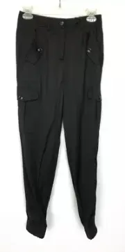 Boutique Moschino Women Pants Size 4 NWT Black Rayon