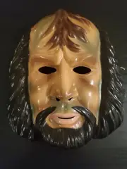 Vintage 1992 Ster Trek The Next Generation Worf Halloween Mask Rubies