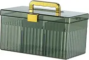 WHAMVOX Portable Medicine Storage Box Lids Plastic First Aid Organizer Emergency Kit Large Capacity Home Office Multi-functional Storage Case