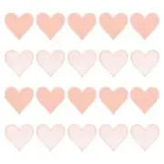 Hearts Patches Light Pink Iron-On Patch Sew Embroidered 2.8 x 2.68 Inch 20Pcs