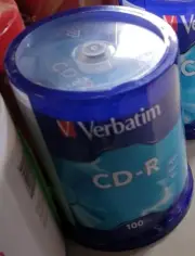 New Sealed 100 Pack Verbatim CD-R 52X 700MB 80min Recordable CD's