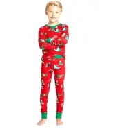 NEW Kids' Holiday Dino Print Matching Family Pajama Set-Wondershop