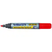 Artline 579 Whiteboard Marker Chisel Red