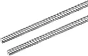 uxcell Fully Threaded Rod M6 x 250mm 1mm Thread Pitch 304 Stainless Steel Right Hand Threaded Rods Bar Studs 2 Pack
