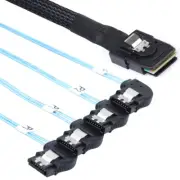 MINI SAS HD SFF-8087 to 4x SATA Cable High Speed Server Connection Cable