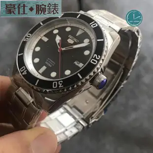 高端 精工手錶SEIKO 全自動機械錶大錶盤男士時尚防水手錶水鬼潛水錶4R35鏤空腕錶