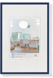 Walther design KV015L New Lifestyle, plastic frame, 10x15 cm, blue, 1 piece