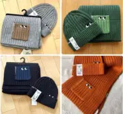 UNIQLO x ANYA HINDMARCH Collaboration Scarf & Beanie Set Unisex 4Colours NEW