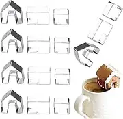 Mini House Mold Gingerbread Cookie Cutter Mold, 15Pcs 3D Stainless Steel Small Biscuit Cutter Molds, 3D Stainless Steel Mini Gingerbread House Cookie Cutter Mold, Chocolate Little House Biscuit Mold