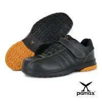 在飛比找momo購物網優惠-【PAMAX 帕瑪斯】皮革製超彈力氣墊防滑安全鞋★餐飲工作鞋