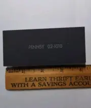 Vintage NOS Pennsy 02-1010 Knife Sharpening StoneTwo Part Grit