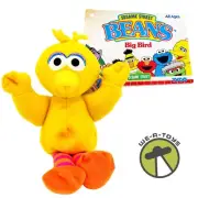 Sesame Street Beans Big Bird Plush 30 Year Anniversary Tyco 1997 NWT