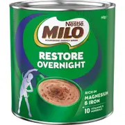 Nestle Milo Restore Overnight Chocolate Drink Powder 440g