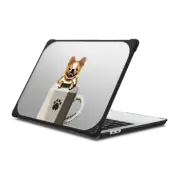 MacBook Pro 13-inch (M1 / M2 / Intel) Bounce Case FRENCHIE IN A MUG BY FATBEARD