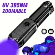 Ultraviolet Zoomable ABS Torch Camping Flashlights (UV) UV395NM - 3 Modes