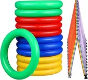 LIFKOME 12Pcs Leash Harness Safety Walking Ropes for Preschool and Daycare Extendable Wrist Leashes Bright Colors for Safety and Orderly Line Up