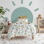 Jack & Ava Quilt Cover Set Wild Jungle Double Bed