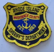 PROVIDENCE COUNTY SHERIFF DIVE RHODE ISLAND FABRIC PATCH