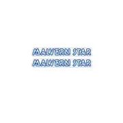 Malvern Star - BLUE side seat decals - old school bmx