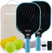 Pickleball Paddles Set of 2, USAPA Approved Carbon Fiber Pickleball Paddle Set 8 Colors JT-1