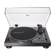 Audio-Technica AT-LP120XUSB-BK Analog and USB Direct-Drive Turntable, Black