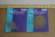 2 June Tailor Mix 'n Match Templates for Quilters JT-418 Flowers & JT-415 Twist