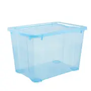 All Set 20L Blue Translucent Modular Storage Container