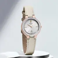 在飛比找ETMall東森購物網優惠-CASIO 卡西歐 SHEEN 輕奢金屬光皮帶女錶(SHE-