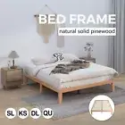 Bed Frame Wooden Timber Mattress Base Single King Single Double Queen Size