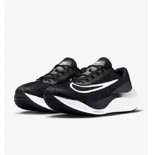 【NIKE 耐吉】ZOOM FLY 5 男運動慢跑鞋-黑白(DM8968001)