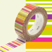 Masking Tape MT Multiple Lines Bright - Multiple Border Vivid