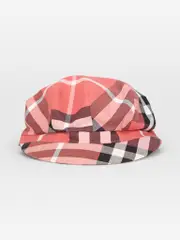 Red Nova Check Bakerboy Cap