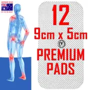 PainPod TENS EMS compatible PADS - 9cm x 5cm x 12 PREMIUM ELECTRODE PADS