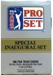 Pro Set PGA Tour Special Inaugural Set Trading Cards - Complete Set in Box