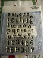 Close to my Heart Stamps - My Acrylix - Charm Lowercase & Numbers C1265