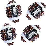 Amosfun Crystal Earring Sports Earrings Ear Rings Rhinestone Dangle Earrings Earring Rhinestone Jewelry Rhinestone Earrings Soccer Earrings Football European and American