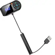 Bluetooth 5.0 Wireless Car FM Transmitter MP3 Player Handsfree Aux Radio Adapter