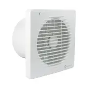 FANTECH DOM-125C - Extract Fan Ducted Wall Ceiling Mount 125mm - White