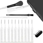 Cell Phone Cleaning Kit - Phone Speaker Cleaner | 15-Piece Charging Port Brush Set, Electronics Dust Removal Tool, Portable Headphone Jack Scrubber, Mobile Device Hole Duster, Smartphone Accessories