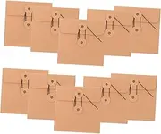 Angoily 10pcs Paper CD Storage Envelopes DVD Packaging Bags for Home Office Space Saving CD Cases Protection Against Scratches Damage