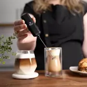 Milk Frother Wand - Electric Hand Mixer - Portable Frother Handheld for Coffee