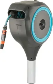 Gardena Roll-up 15 Post-Mounted Retractable Hose Reel