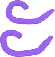 5 Pairs Face Ear Cover Hook Soft, Gigicial Silicone Reusable Comfortable Face Cover Ear Protector Hook Suitable For Kids Adults (Purple)