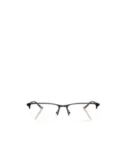 Half frame plain mirror 57 Black