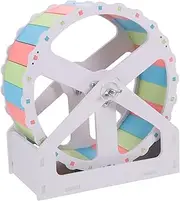 FIXOSHEE 1Set Silent Hamster Wheel Exercise for Guinea Pigs Chinchillas Animals Low Noise Running Wheel for Fun Being Hamster Accessories