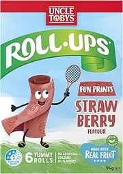Uncle Toby's Funprint Strawberry Roll-Ups 94 g